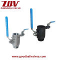 Isolador flutuante masculino e female NPT Ball Valves 2000psi